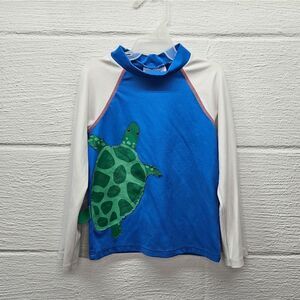 Baby Boden Sea Turtle long sleeve swim Shirt rash guard 2-3Y